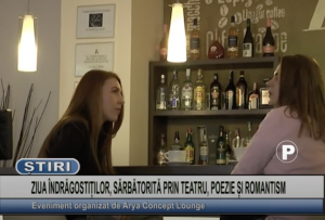 ZIUA INDRAGOSTITILOR, SARBATORITA PRIN TEATRU, POEZIE SI ROMANTISM