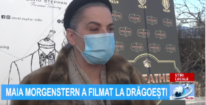 Maia Morgenstern a filmat la Dragoesti