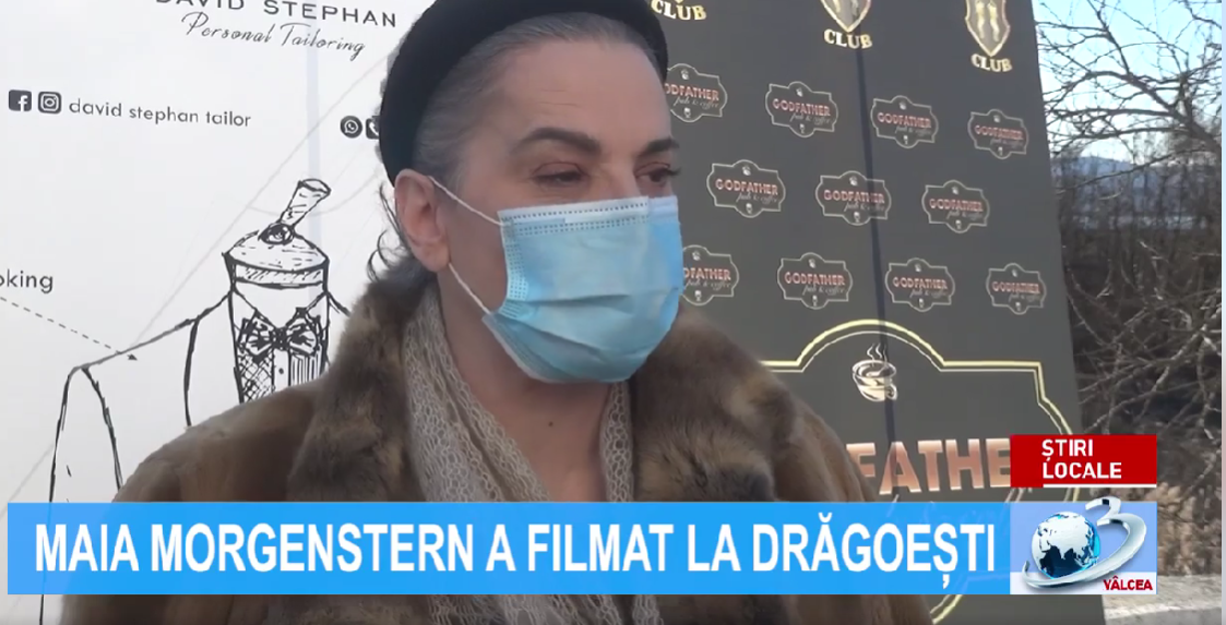 Maia Morgenstern a filmat la Dragoesti